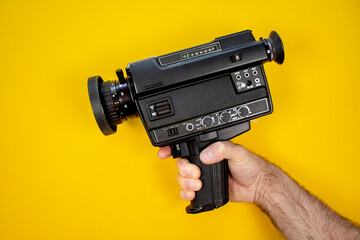 Filmadora retro vintage 8mm