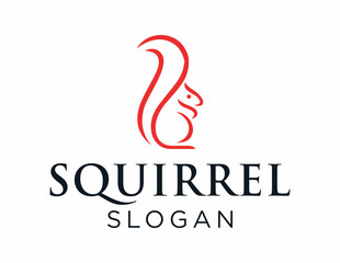 Logo design about Squirrel on a white background. made using the CorelDraw application.