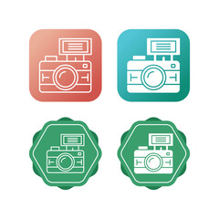 Obraz premium Camera Vector Icon