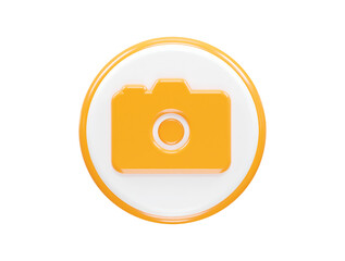 Camera icon illustration 3d render element