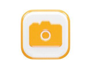 Camera icon illustration 3d render element