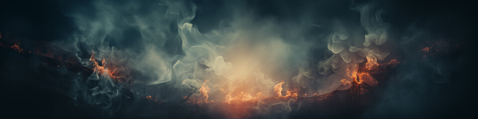 fire and smoke