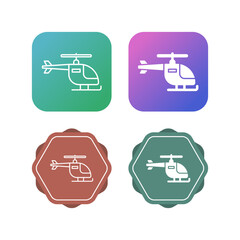 Helicopter Vector Icon