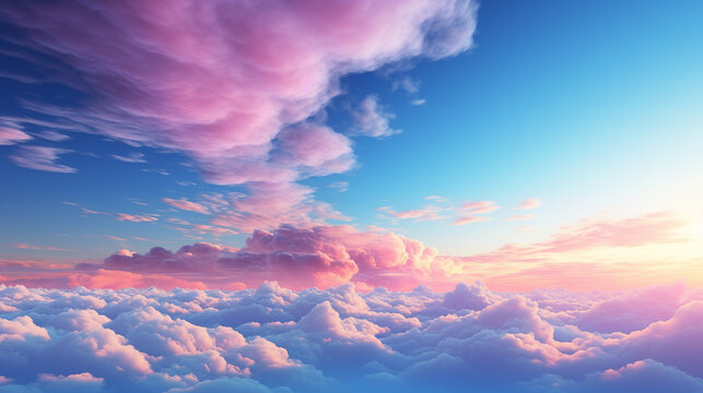 Beautiful pictures of colorful clouds in the sky
