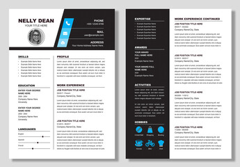 Resume  CV Template Layout