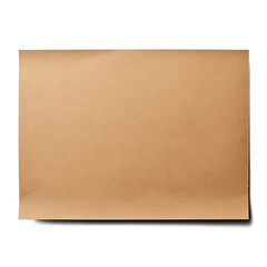 brown cardboard isolated
