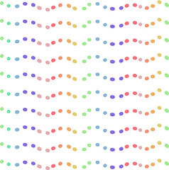 Fototapeta premium rainbow dot pattern with lines