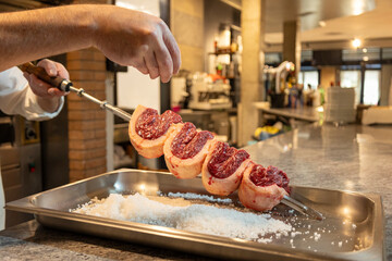 Indulge in a visual feast of mouthwatering rodizio preparation and succulent picanha cuts at our...