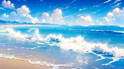 Tuinposter 綺麗な海岸の風景 © Rossi0917