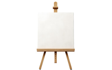 Easel Wooden On Isolated Background