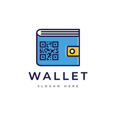 digital wallet transaction finance technology business brand modern logo design graphic vector