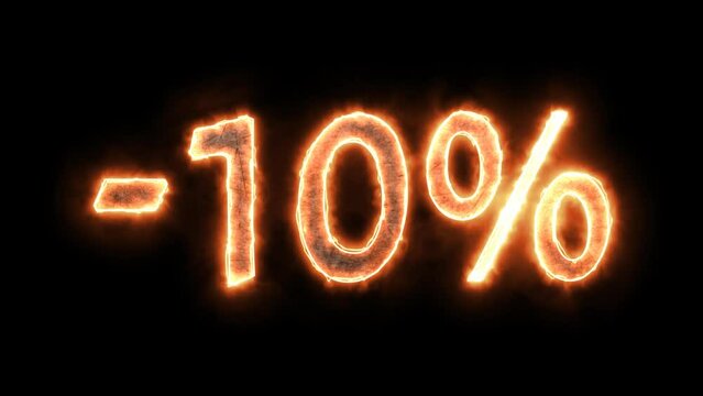 -10% Burning percentages. Summer Sale. Hot sale. Black Friday. Greater discounts (dumping, %, percentages, purchase, sale). 3D animation. Quick Time, h264, 16-bit color, highest quality. 