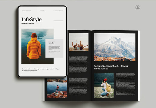 Lifestyle Magazine Layout