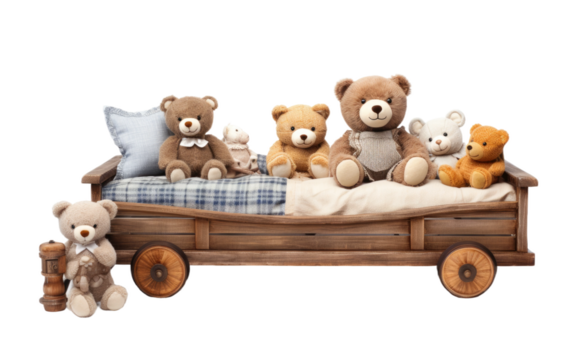 Children's Room Haven On Isolated Background