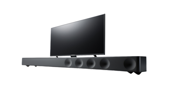 Soundbar System On Isolated Background