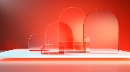 3d render abstract colorful background