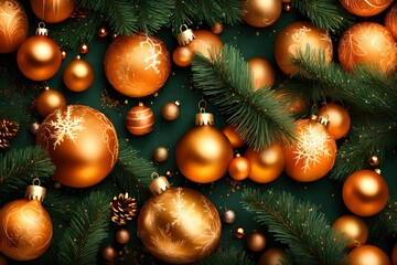 Obraz na płótnie Canvas christmas tree decoration