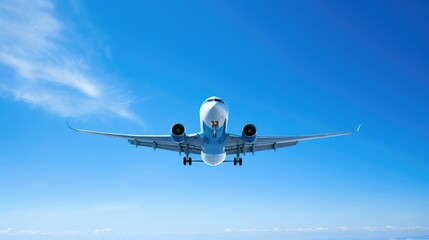 blue sky airplane backgtound illustration travel aviation, flying altitude, pilot wings blue sky airplane backgtound
