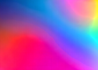 Obraz premium Gradient background design mixed colors, modern trend colors bright illustration mix palette, Generative AI