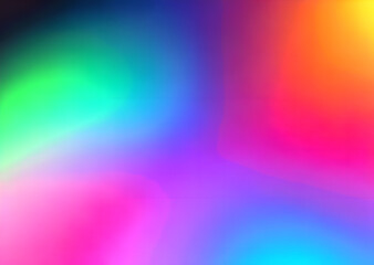 Gradient background design mixed colors, modern trend colors bright illustration mix palette, Generative AI