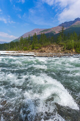 Lama Lake on Putorana Plateau, Taimyr. Russia