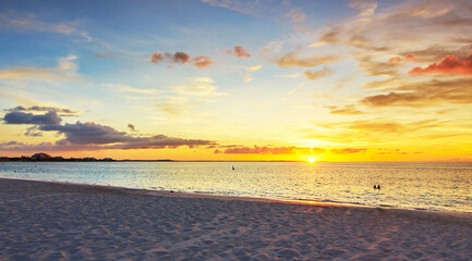 Sunset in the Turks and Caicos