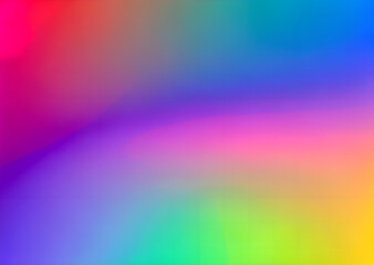 Obraz premium Gradient background design mixed colors, modern trend colors bright illustration mix palette, Generative AI
