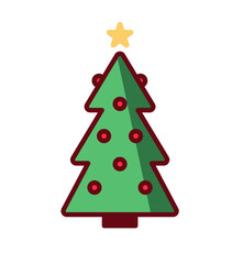 Obraz premium Weihnachten Symbol - Vektor