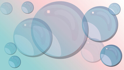 Blue Bubble background 