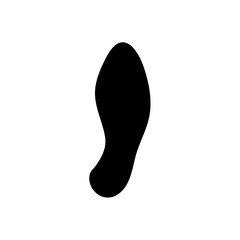human footprint silhouette