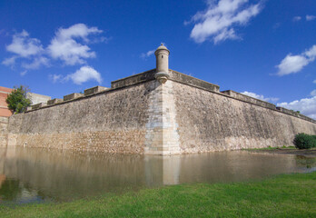 Santa Maria Bastion green corridor, Badajoz, Spain