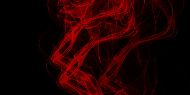Abstract smoke background. Abstract red smoke on black background. Red Smoke On Abstract Background