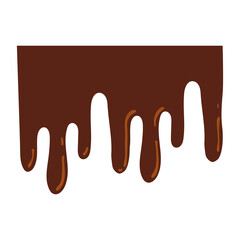 sweet chocolate dripping