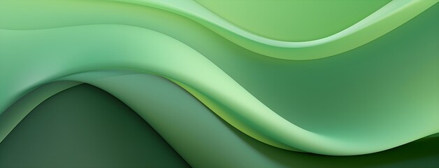 light green wave pattern, in the style of biomorphic forms, poster, realistic chiaroscuro lighting, abstraction-création, shaped canvas, mysterious backdrops, soft-edged - obrazy, fototapety, plakaty