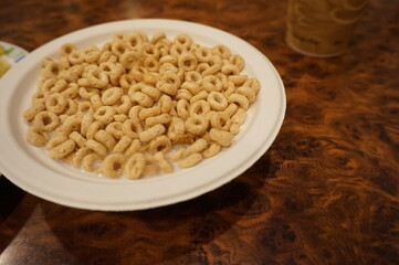 맛있는 시리얼 아침식사