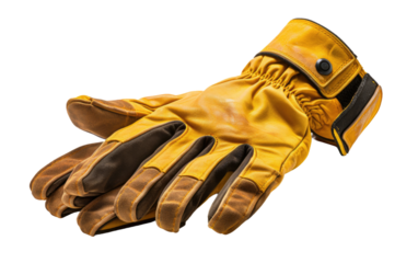 Construction Gloves On Transparent PNG