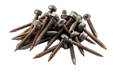 Construction Nails On Transparent PNG