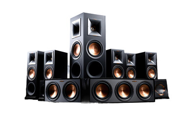 Ceiling Speakers Elegance On Isolated Background