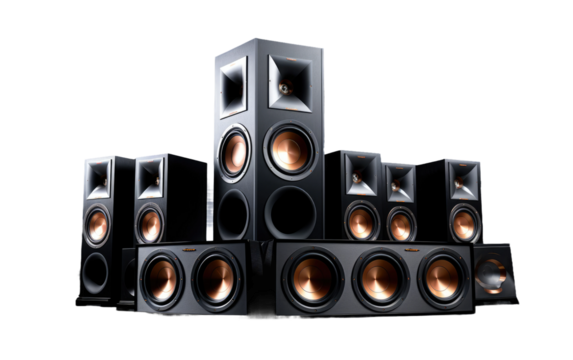 Ceiling Speakers Elegance On Isolated Background