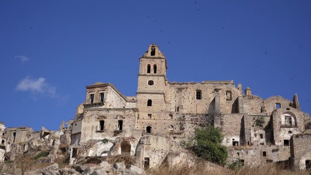 Craco,  ghost town in italy