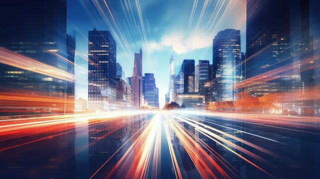 innovation blur space business illustration digital marketing, strategy startup, entrepreneur finance innovation blur space business