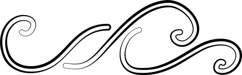 Decorative border set. Floral and vintage