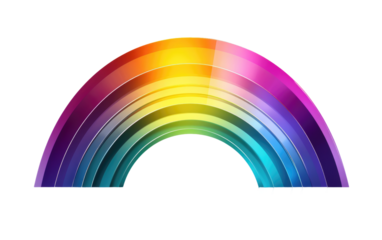 Subtle Spectrum Clear Sky Hints on a White or Clear Surface PNG Transparent Background