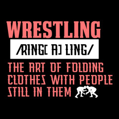 wrestling  ring[a]ling   the art of folding clothes with people still in them svg