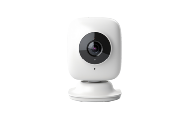 IP Camera On Isolated Background