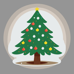 christmas tree illustration
