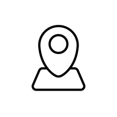 vector icon of simple forms of point of location. location point, perfect for symbols