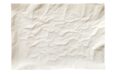 Fresh Canvas New Paper Sheet on a White or Clear Surface PNG Transparent Background