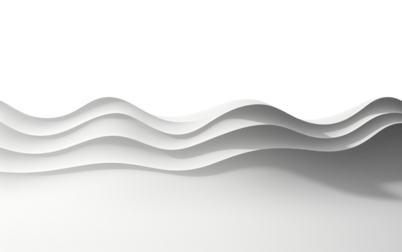 Translucent Cover Overlaid Shadow Element on a White or Clear Surface PNG Transparent Background