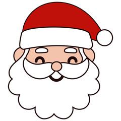 happy santa claus head